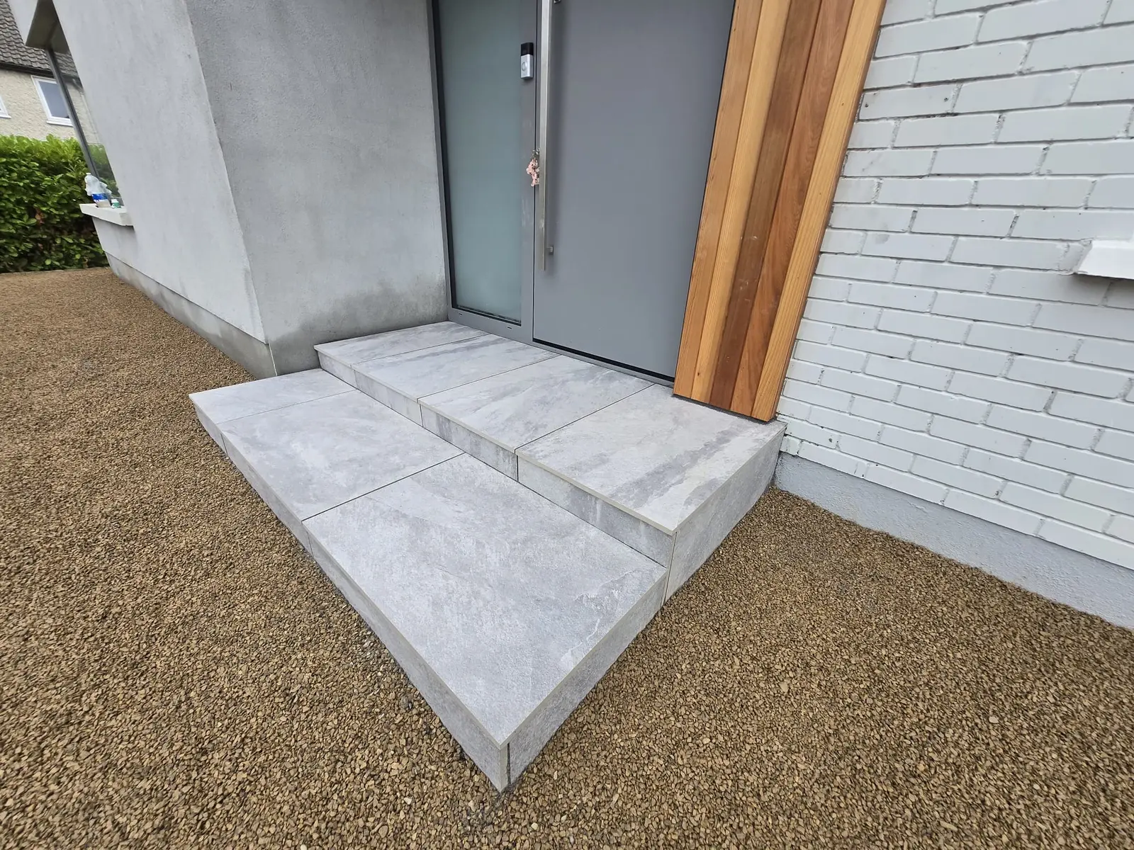 Entrance Step Detail project by Allsurface Groundworks in County Kilkenny