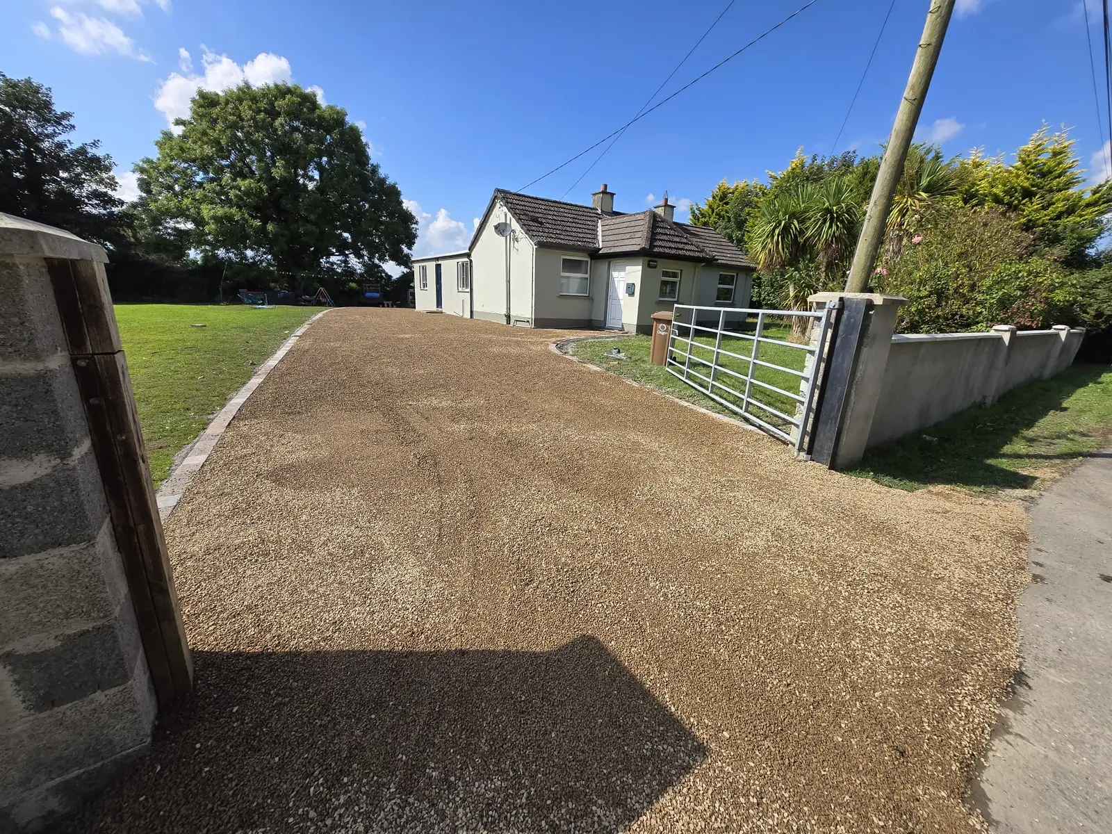 Country Driveway project by Allsurface Groundworks in County Kilkenny