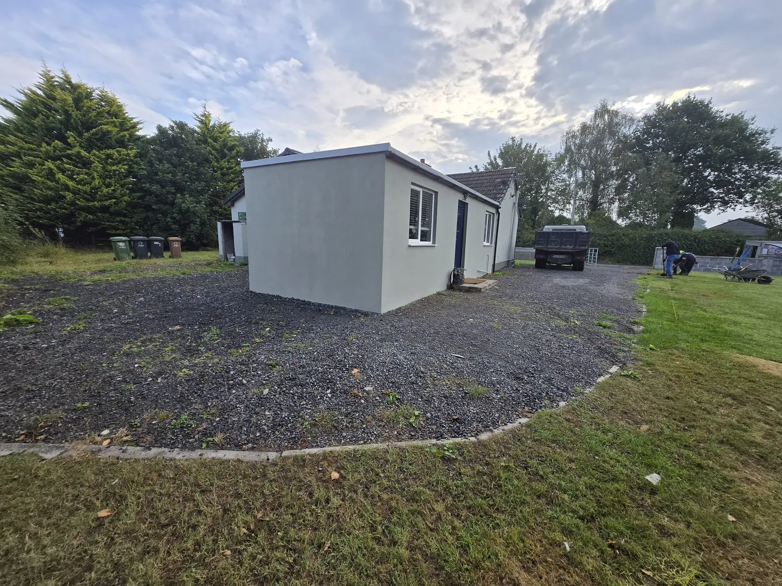 Curved Tar & Chip Area project by Allsurface Groundworks in County Kilkenny