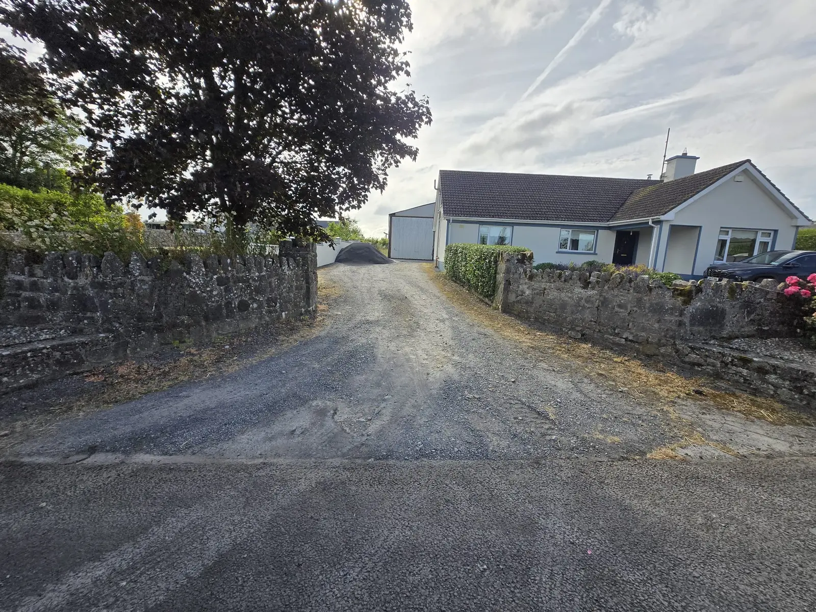 Tarmac Courtyard project by Allsurface Groundworks in County Kilkenny